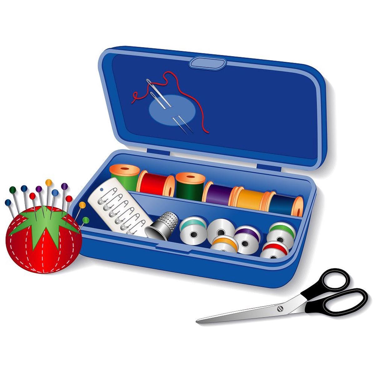 Sewing Box Fabric Panel