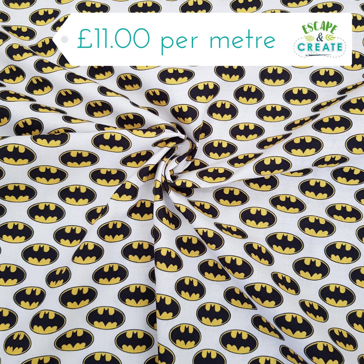 Cotton Poplin Batman Classic