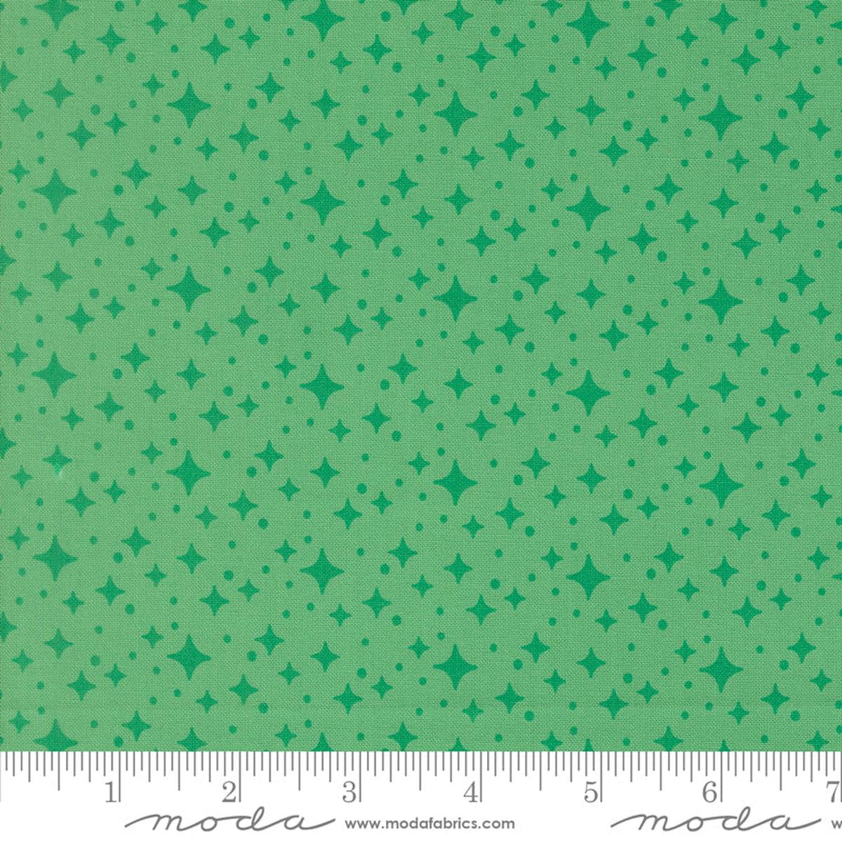 PREORDER Popcorn Starlight Jade Fabric By Elizabeth Hartman