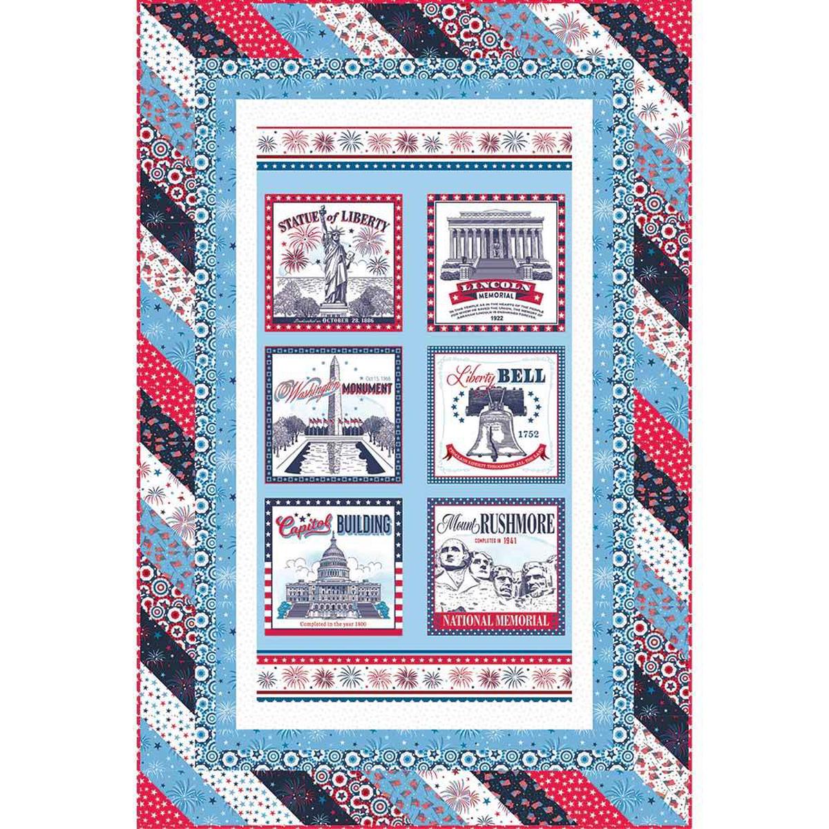 Unity - Stephanie Sheridan - Celebrate the USA - Benartex - Panel Quilt Kit