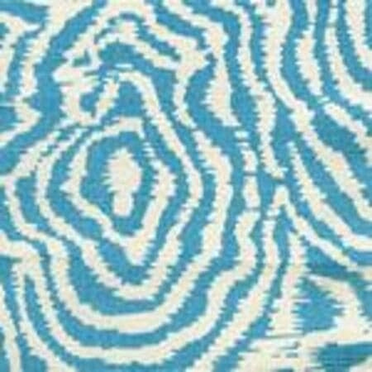 AC809-05 MELOIRE REVERSE Turquoise on Tint Quadrille Fabric