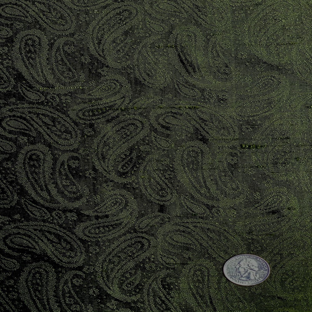 Green 126ac Silk Jacquard