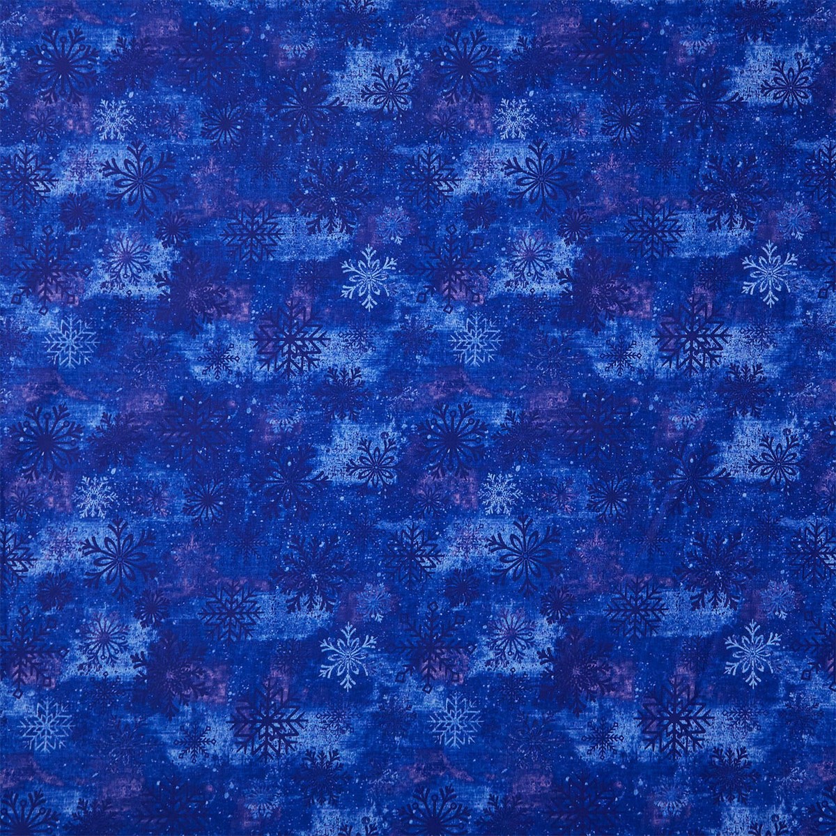 Snowburst 108" - Snowflake Toss Admiral Yardage