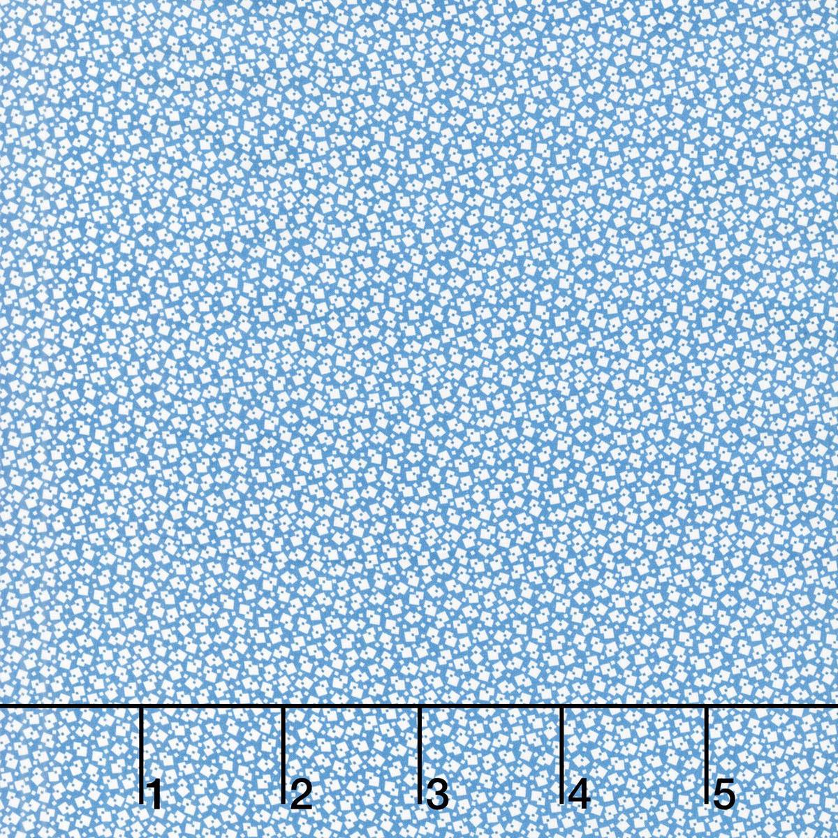 Darlene's Favorites - Geo Dots Blue Yardage