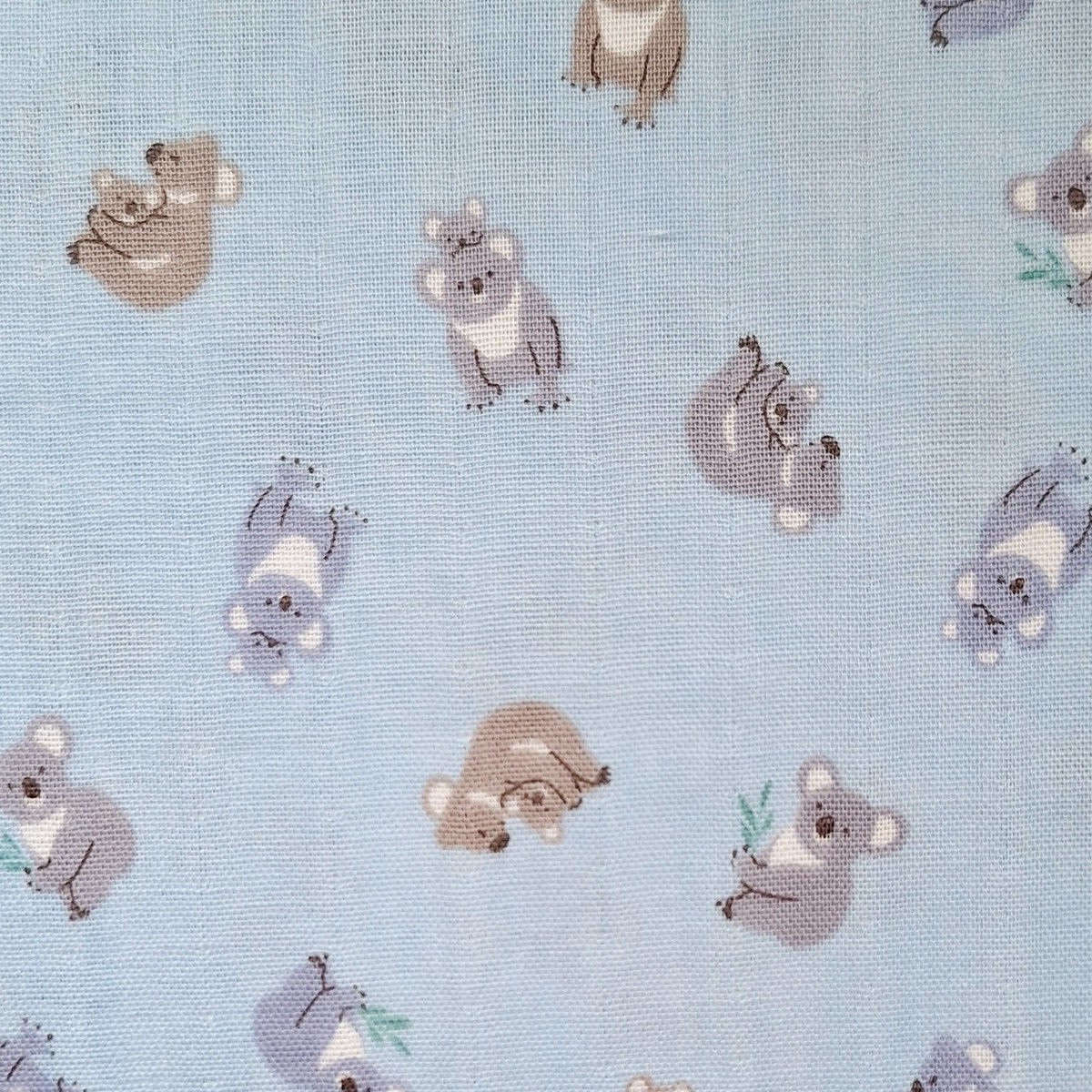 Sevenberry Double Gauze - Koalas in Blue
