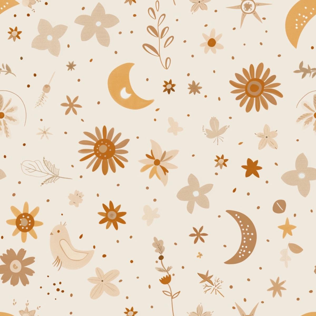 Neutral Newborn Pattern 7 Quilting Cotton Fabric