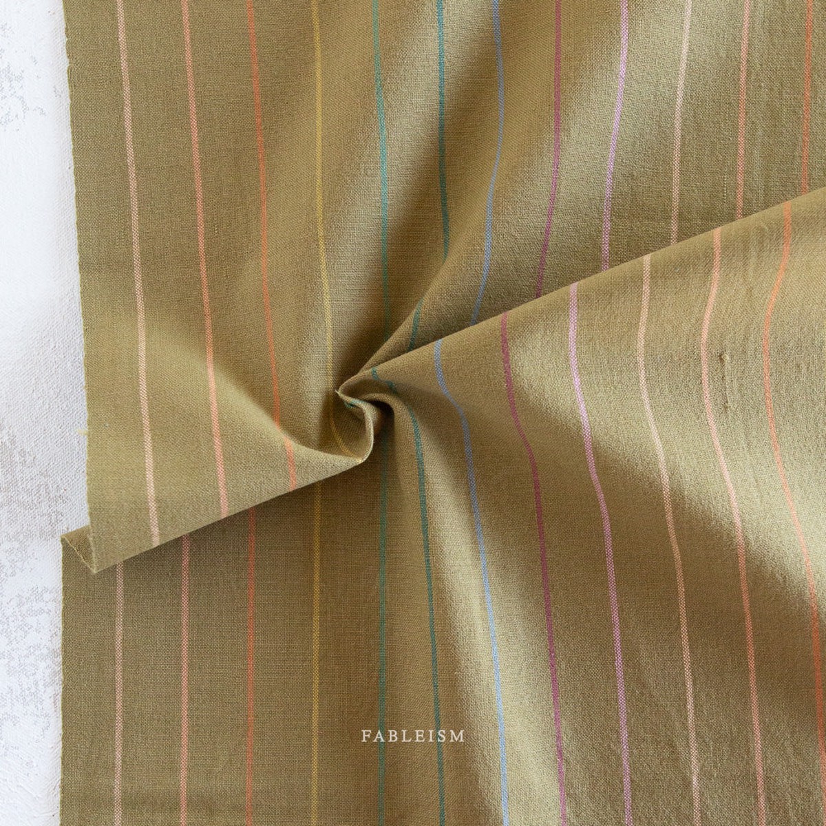 Skinny Stripe Cotton - Clover