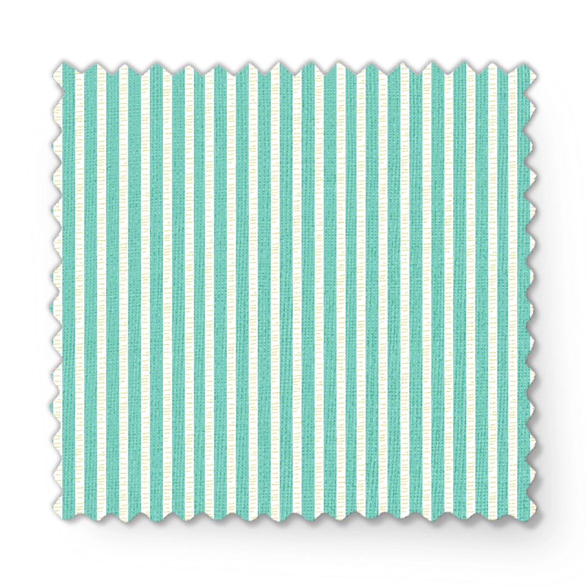 Birch Stripes on Teal Fabric