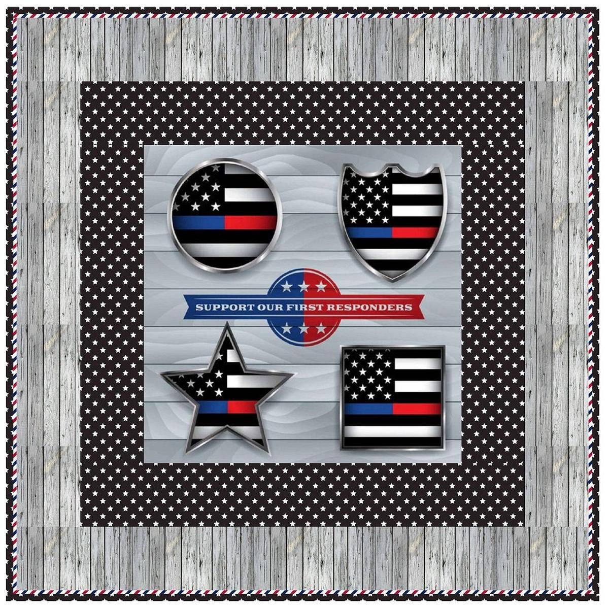 First Responders Support Wall Hanging 42 x 42