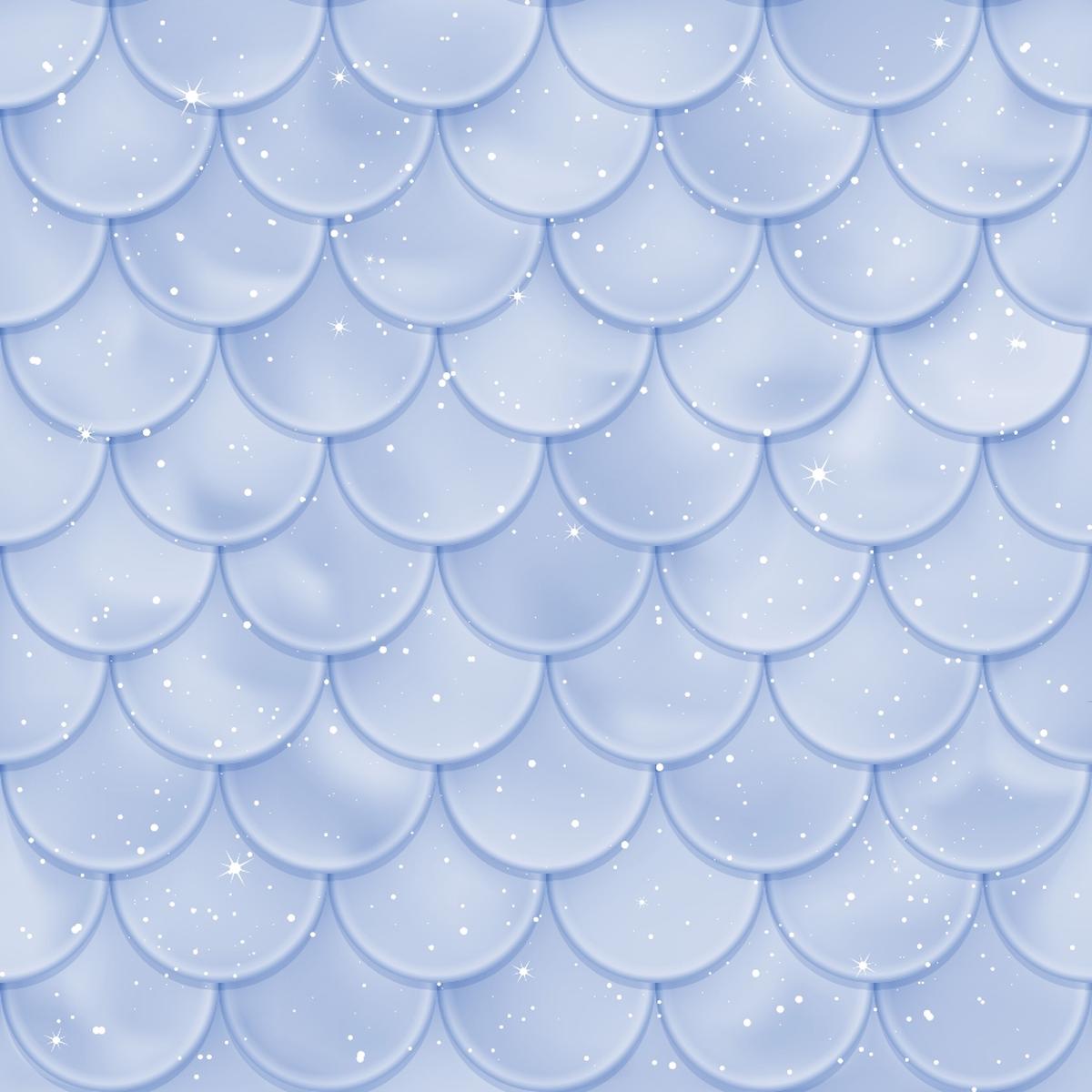 Mermaid Scales Pattern 56 Quilting Cotton Fabric