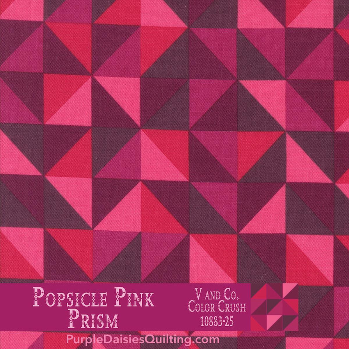V & Co. Color Crush Magenta Prism Half Yard