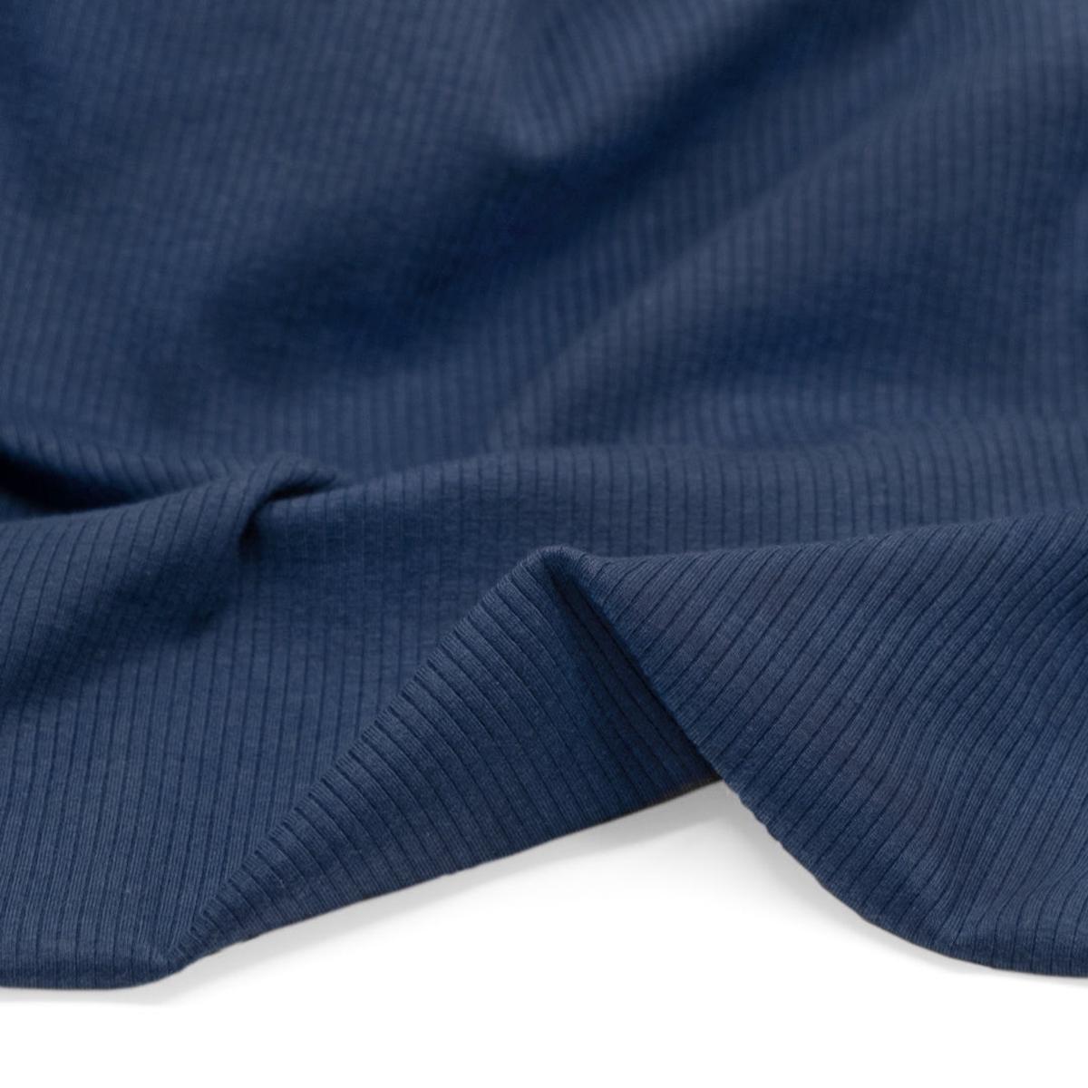 Unwind Bamboo Cotton Rib Knit - Ocean