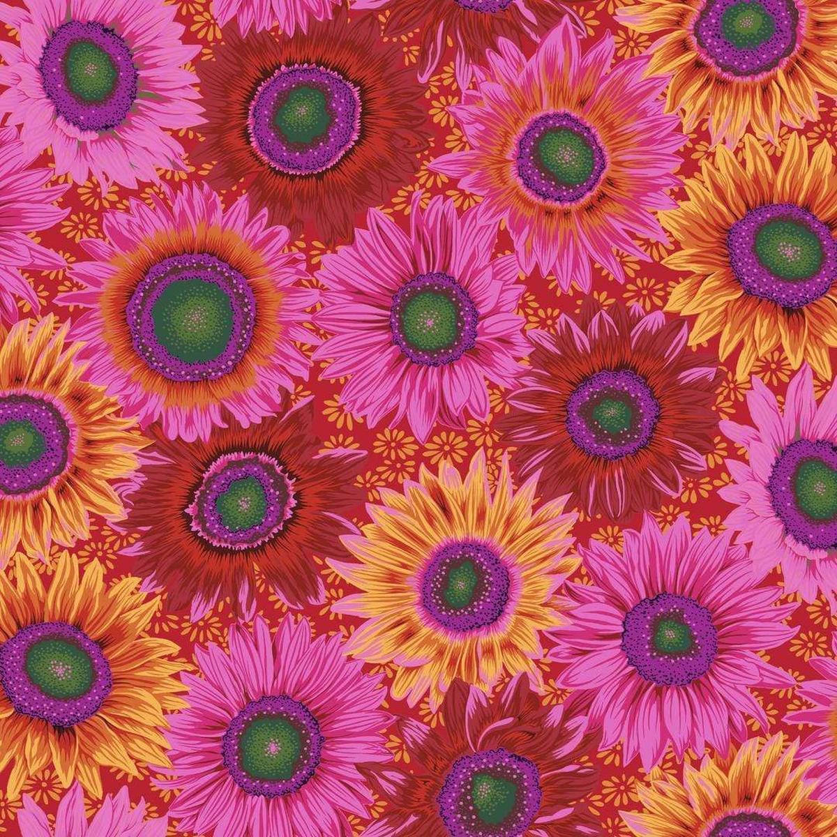 PHILIP JACOBS - KAFFE FASSETT COLLECTIVE - STASH, Van Gogh, Red