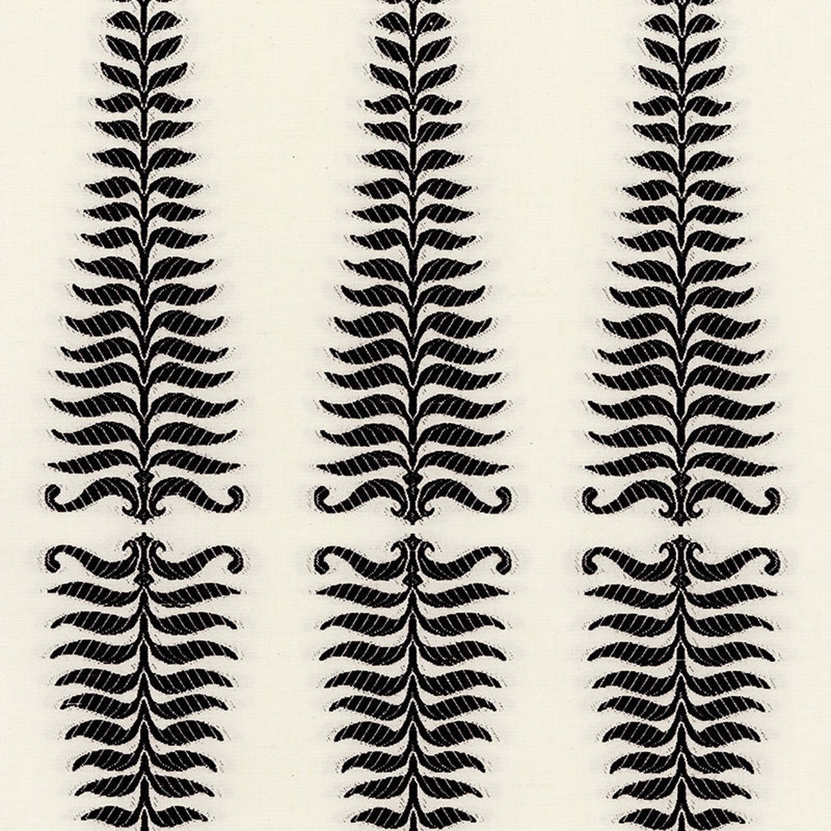Fern Tree Noir Creme Fabric