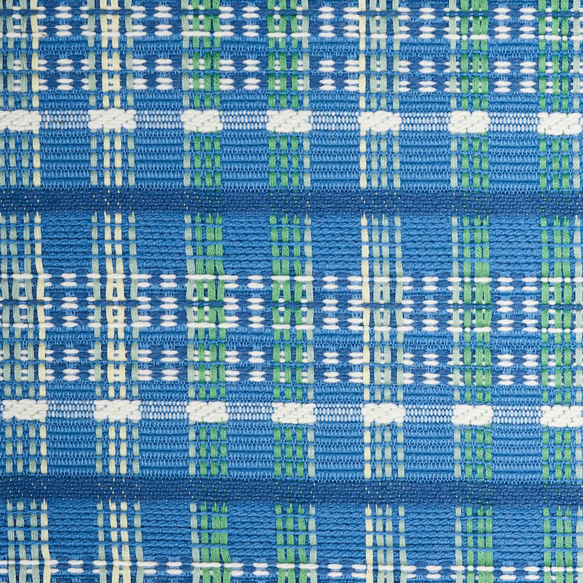 Zealand Check Peacock Fabric