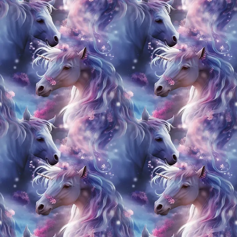 Magical Unicorns #1 Fabric