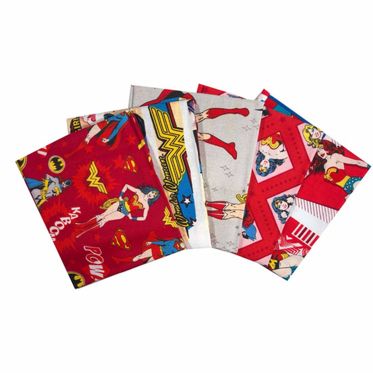 Fat Quarter Bundle (5pcs) - Justice League: DC Heroines
