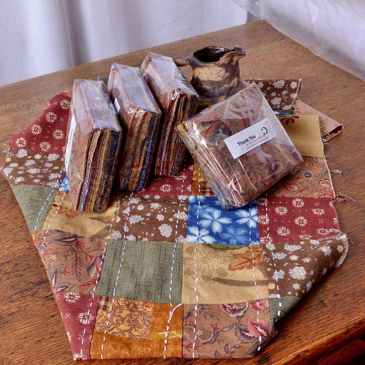 Rich Autumn Colours 96 Pre-cut Quilting Squares
