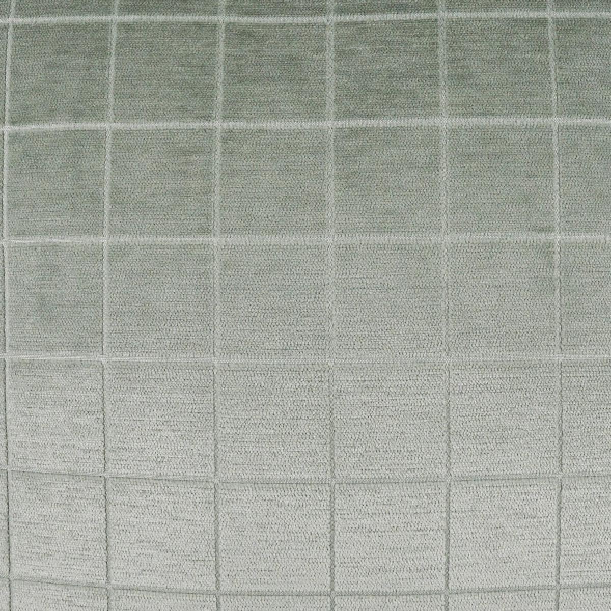 D.V. KAP HOME 4317-G-YARD Camden Check Fabric - Glacier Solid, Plaid - Check Mist - Camden Check