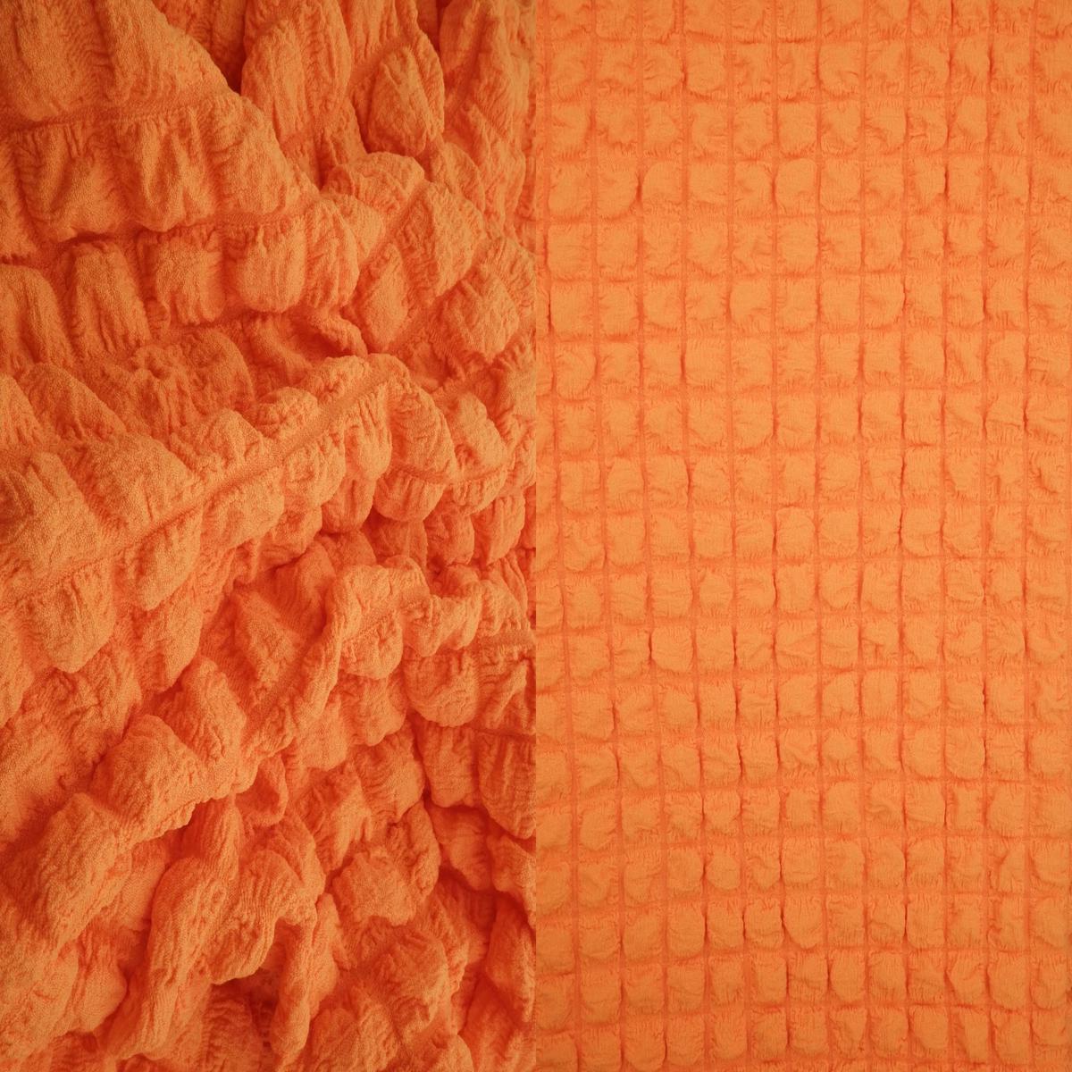 Lady Crush Woven Jacquard Fabric - CRP4461 - ORANGE LT