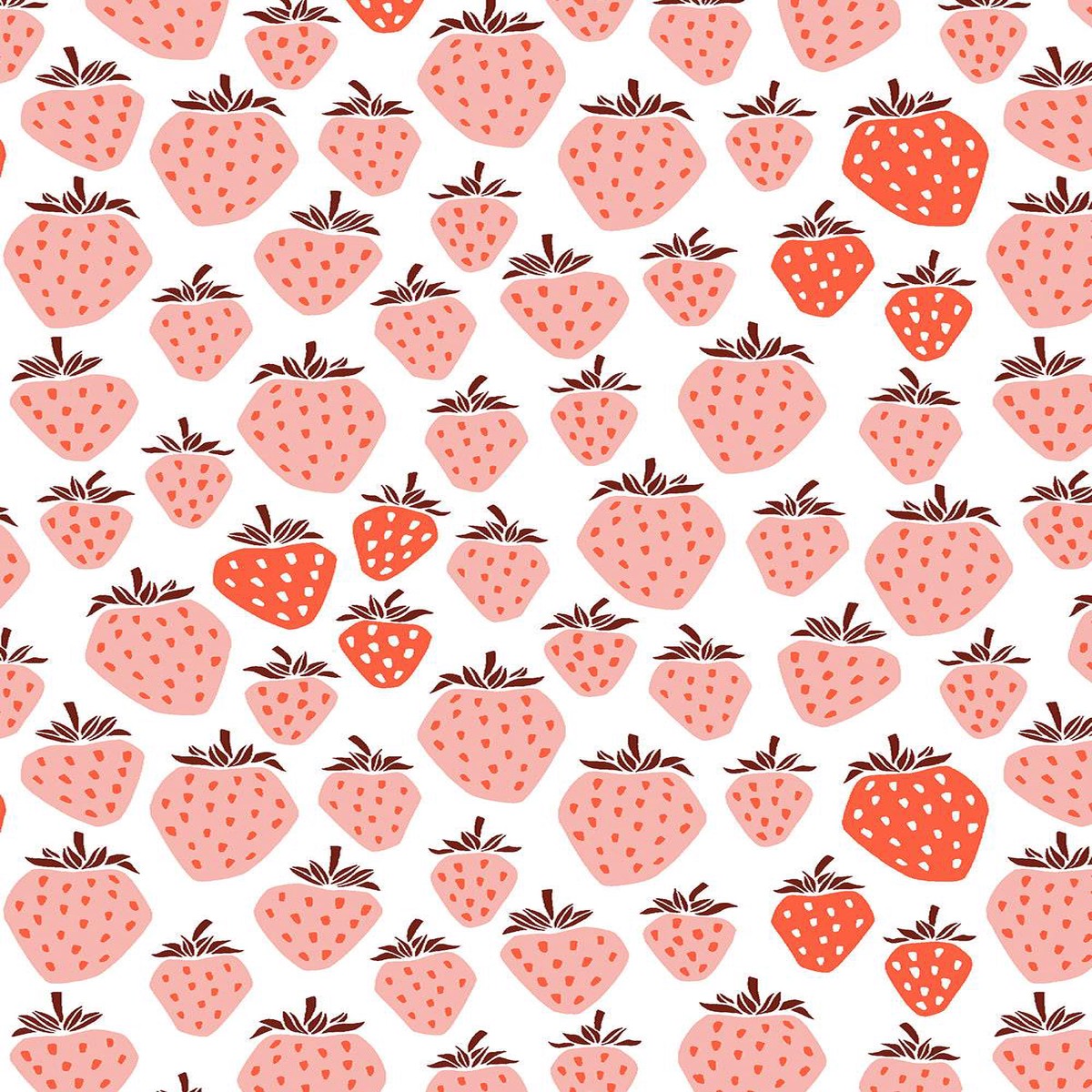 Under The Apple Tree II Queen Of Berries By Loes van Oosten for Cotton + Steel Taste of Summer