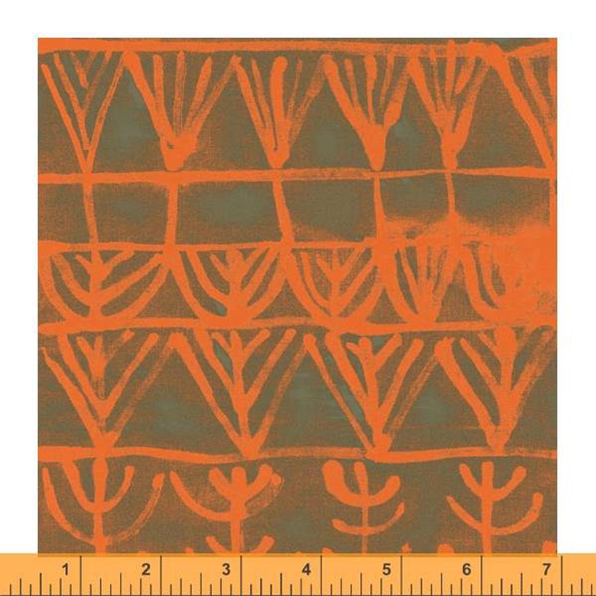 Random Thoughts Collection, Quilting Fabric Wildflower Garden, Daylily, 52841-14 from Marcia Derse for Windham Fabrics
