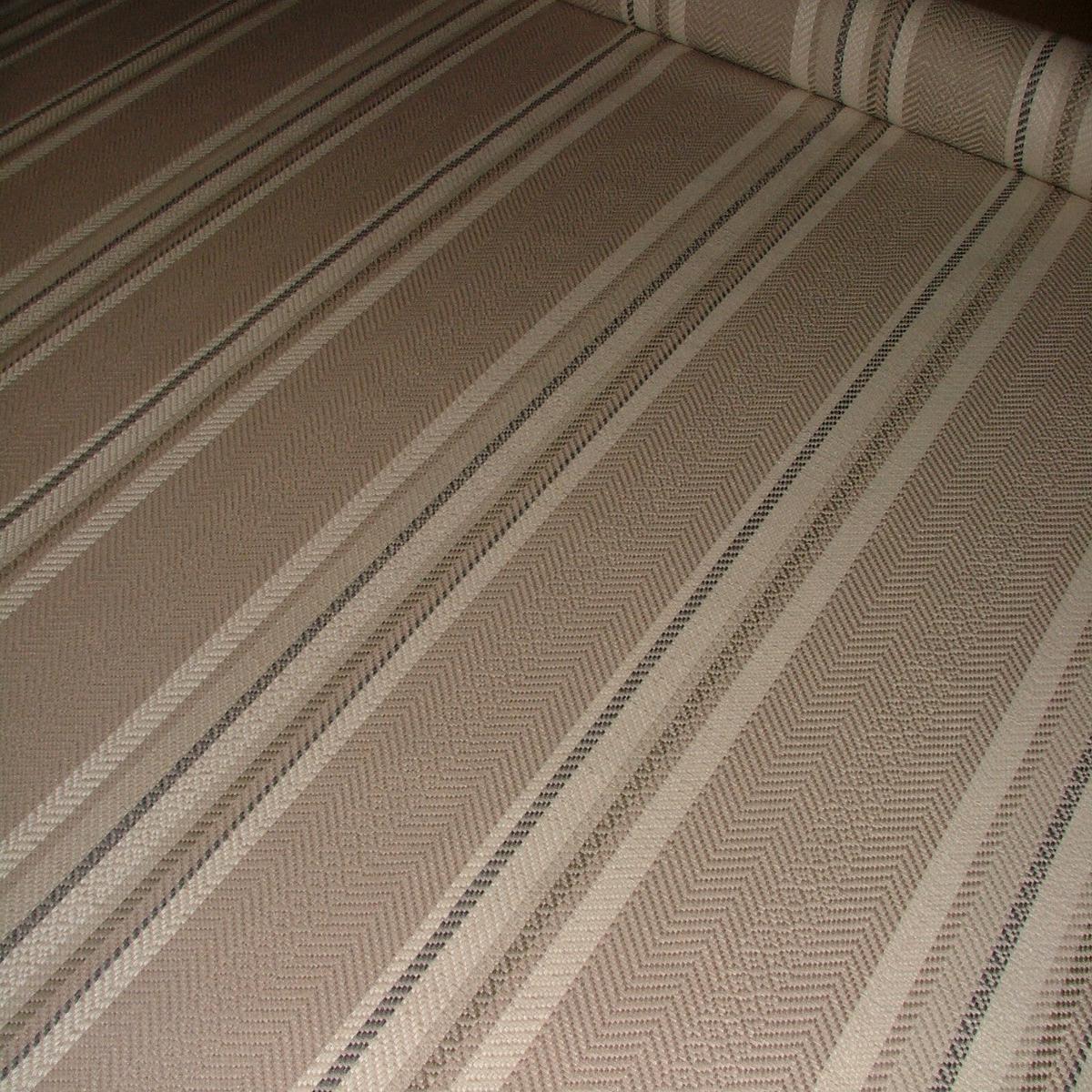 iLiv Thick Woven Curtain Fabric 2.2 Metre Indus Almond Stripe Upholstery Cushion