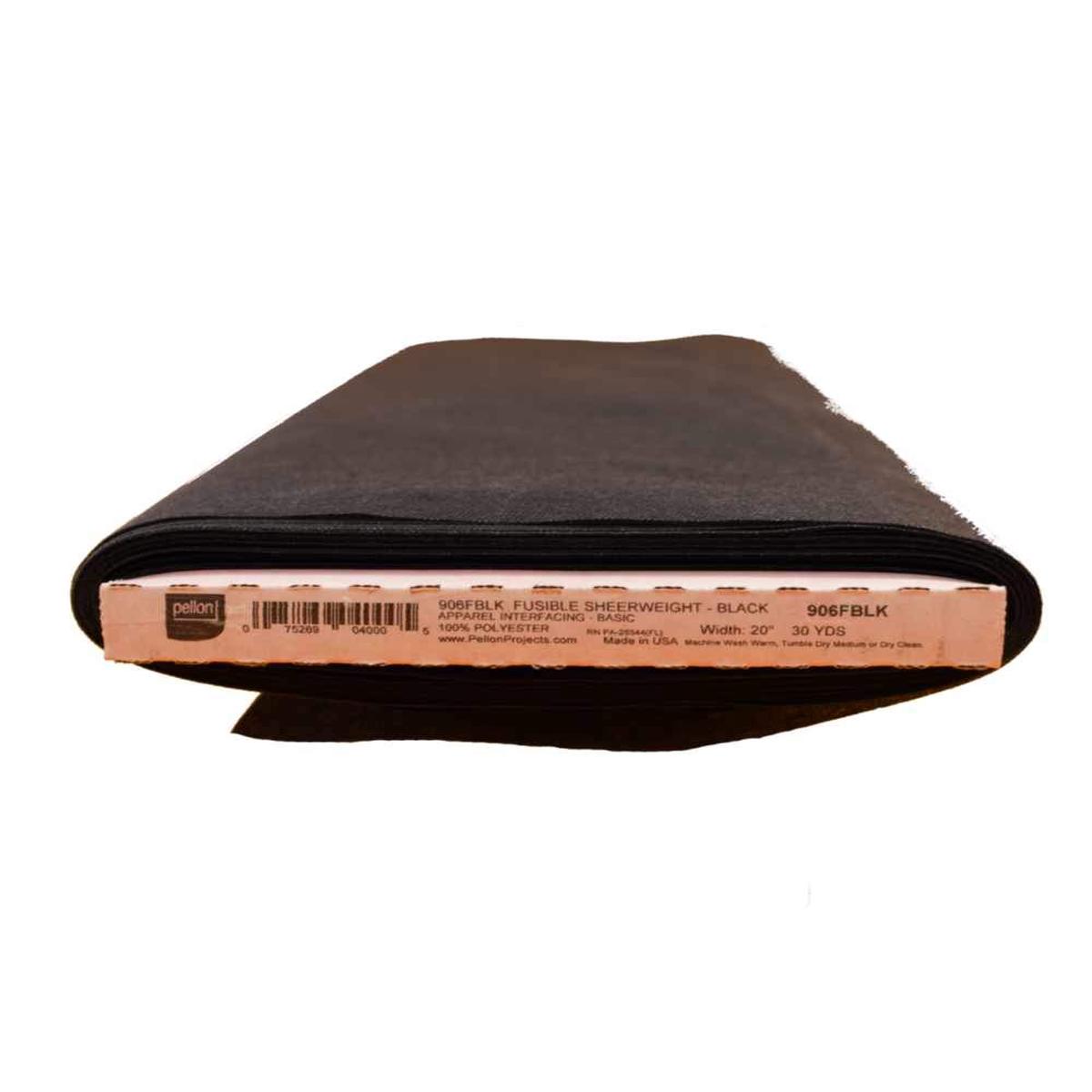 Pellon 906F Iron-On Sheer Shape Black
