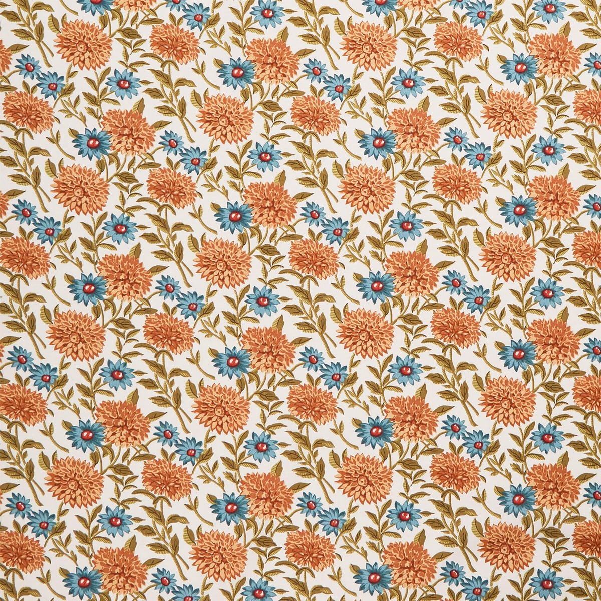 Autumn Woods - Woodland Bloom Almond Yardage