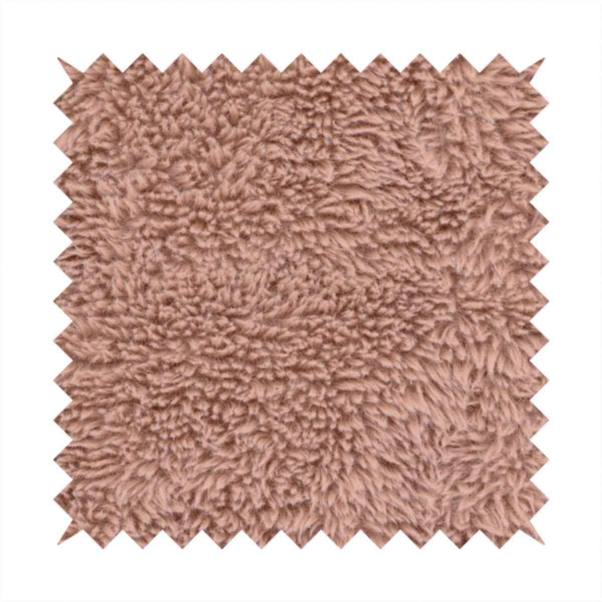Husky Faux Fur Dusty Pink Colour Upholstery Fabric CTR-1177
