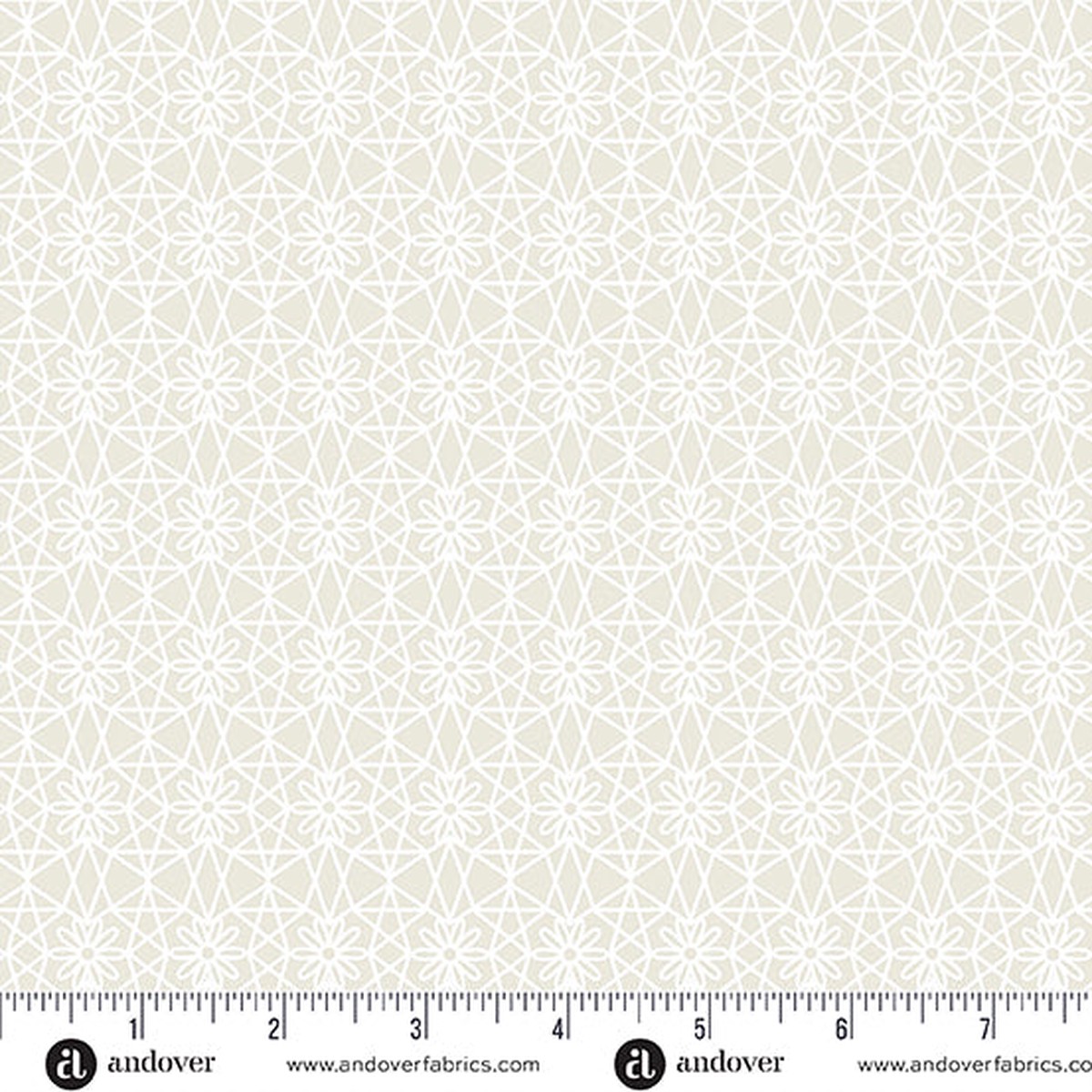 Mellow Drama by Eye Candy Quilts - Geo Flower in Antique