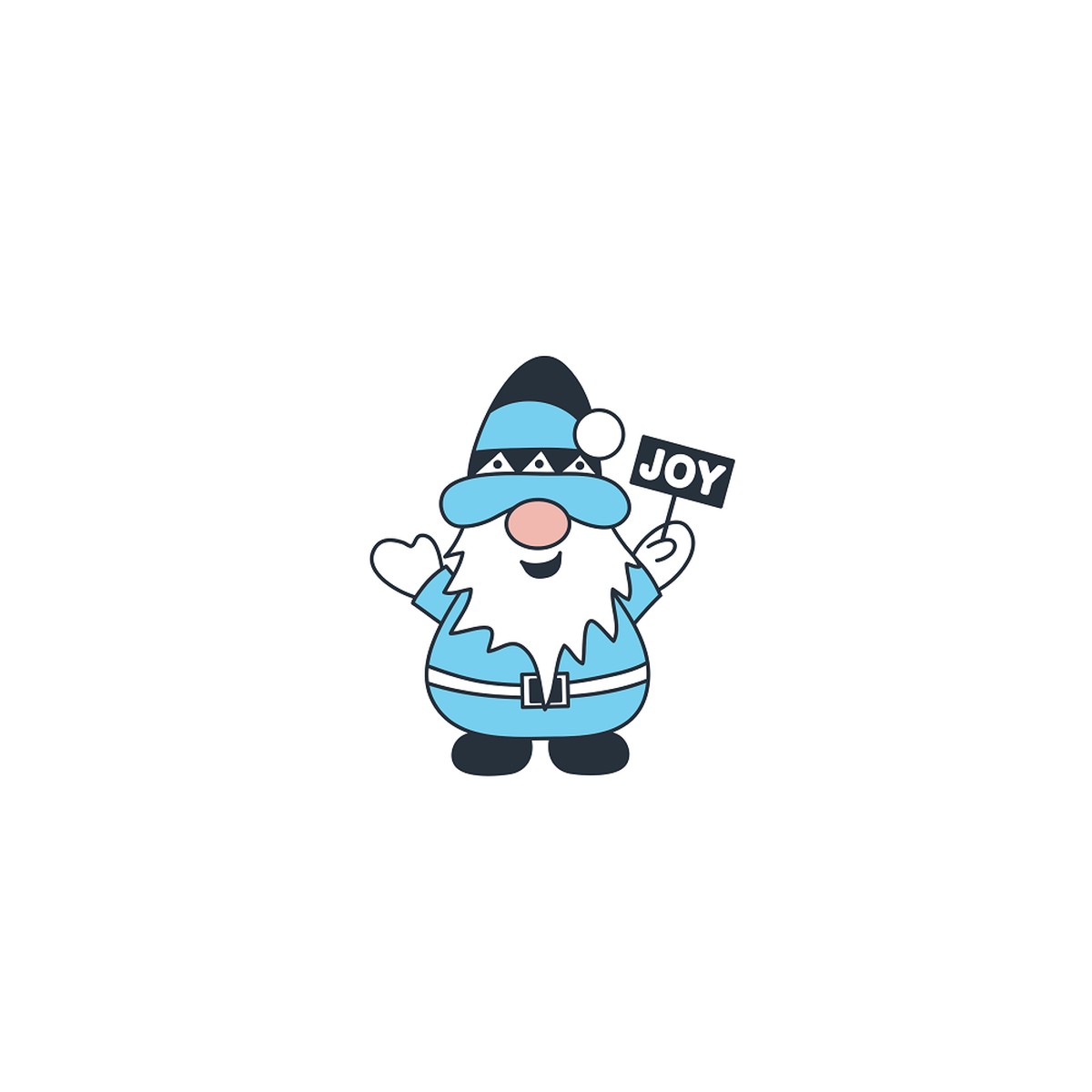 Winter Wonderland Gnome Sign Fabric Panel