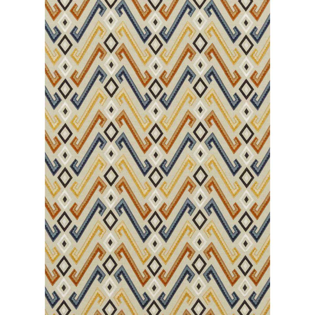 Fd770h530 Jazz Indigo Spice Mulberry Fabric