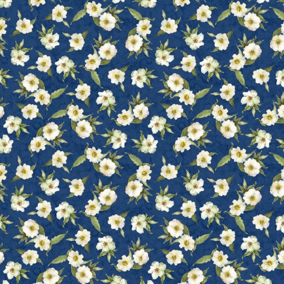 Lumin - Patchwork Picnic W105-016-570 Navy - Small Floral