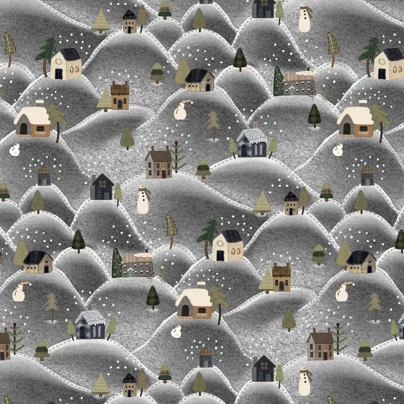 Snowy Days & Frosty Nights by Kathi Campbell : Snowville Storm 8464-93