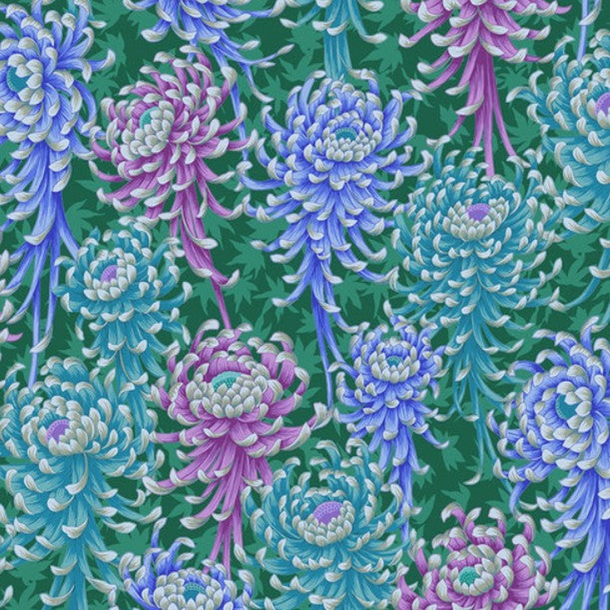 Kaffe Fassett - Spider Mums - Cool
