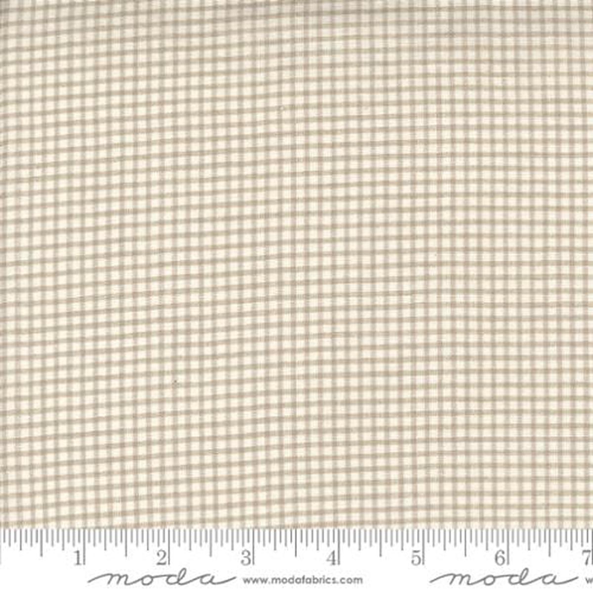 Moda French General Woven Ginghams - Roche Pearl 12223 16