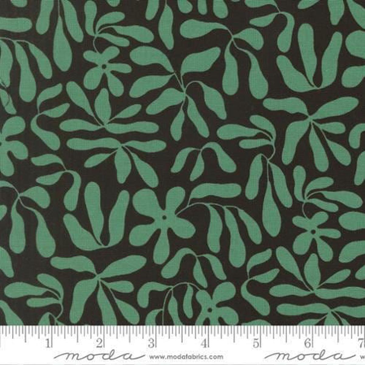 SALE True to Hue Obsura Composed Blue Floral Fabric - 11565 - Moda Fabrics Quilting Cotton Fabric