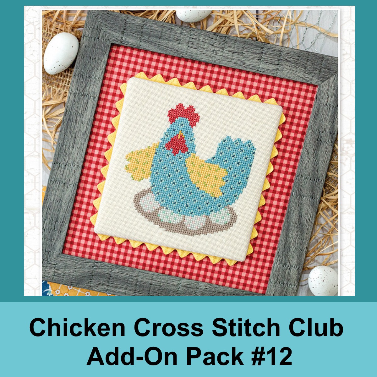 Lori Holt Chicken Cross Stitch Club Add-On Pack #12