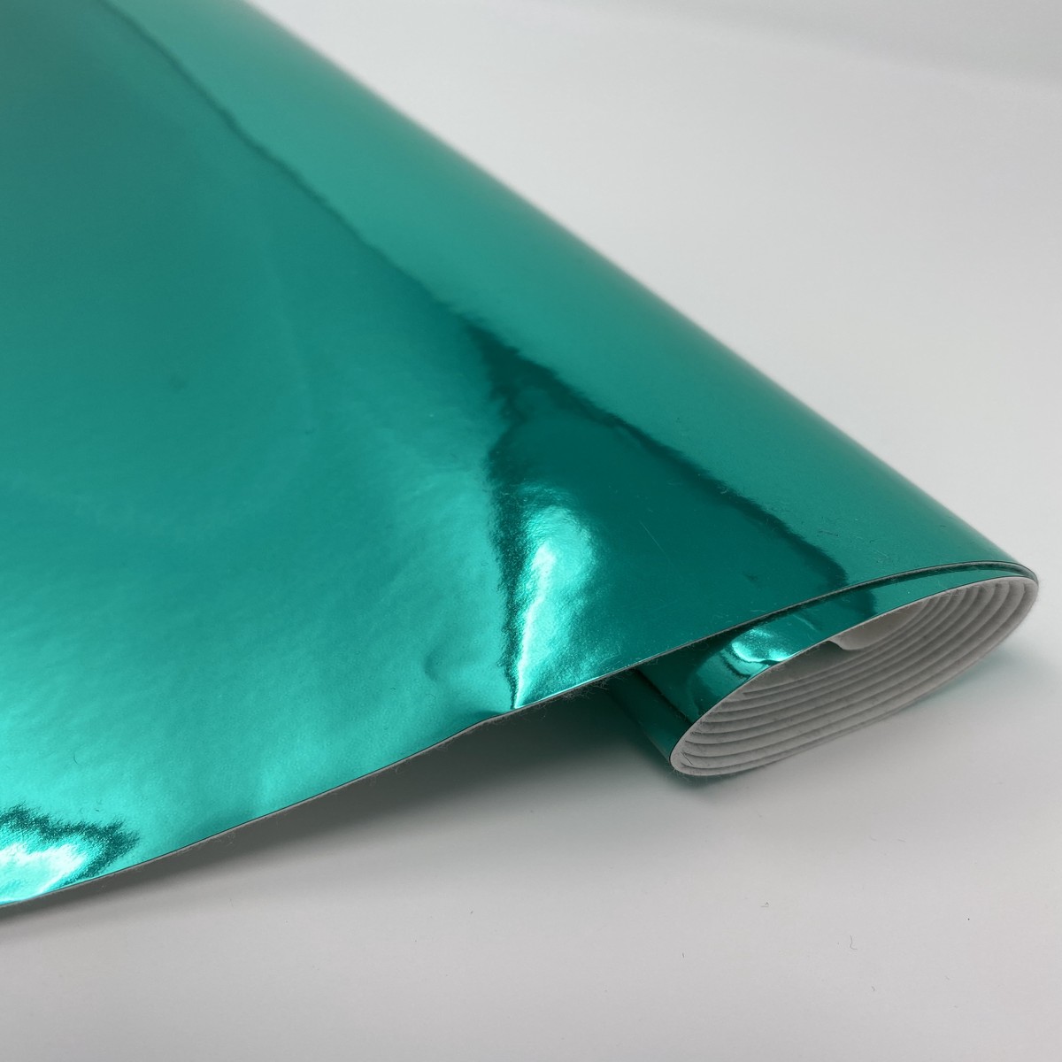 Mirror Vinyl Green 50x135cm