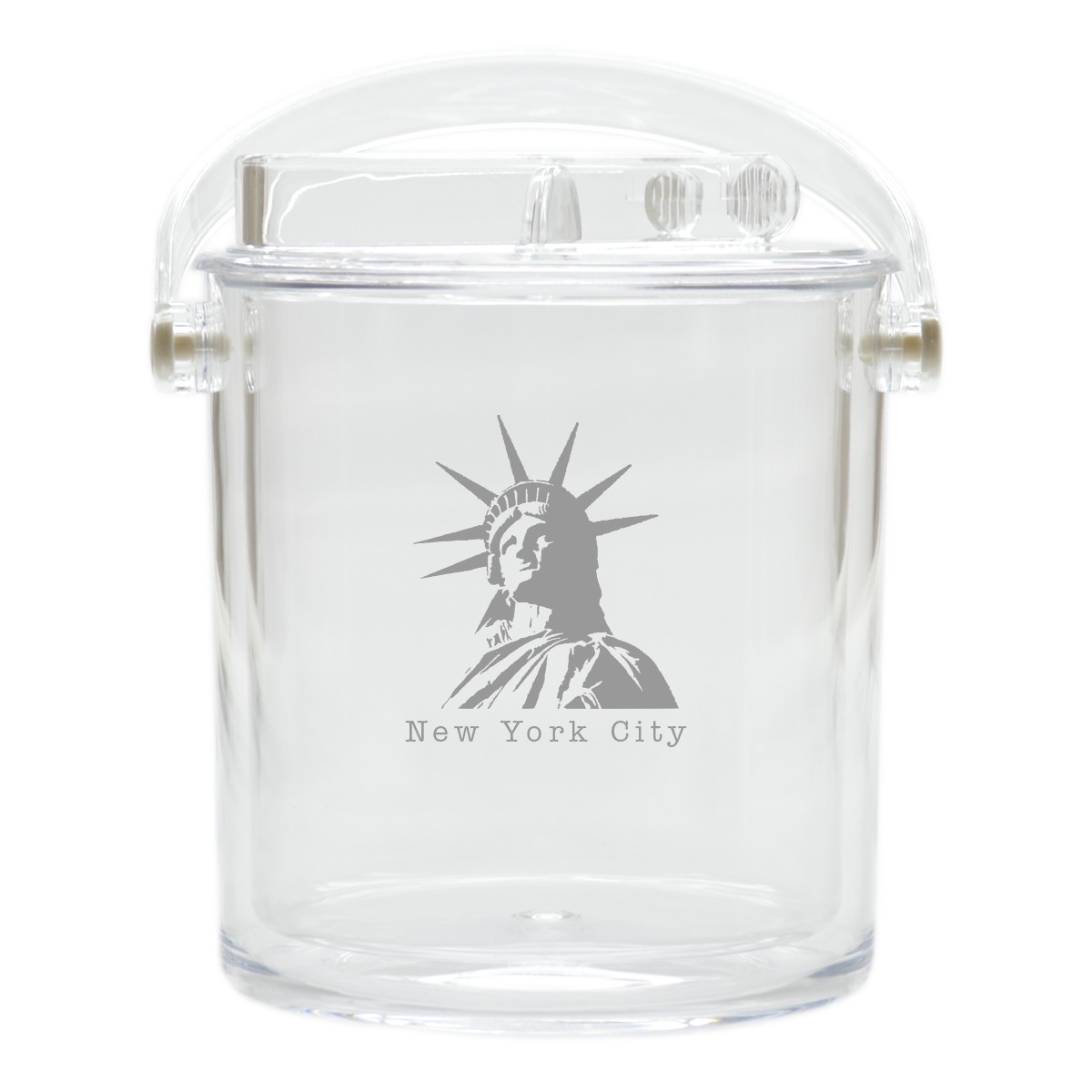 Insulated Ice Bucket With Tongs - American Landmark