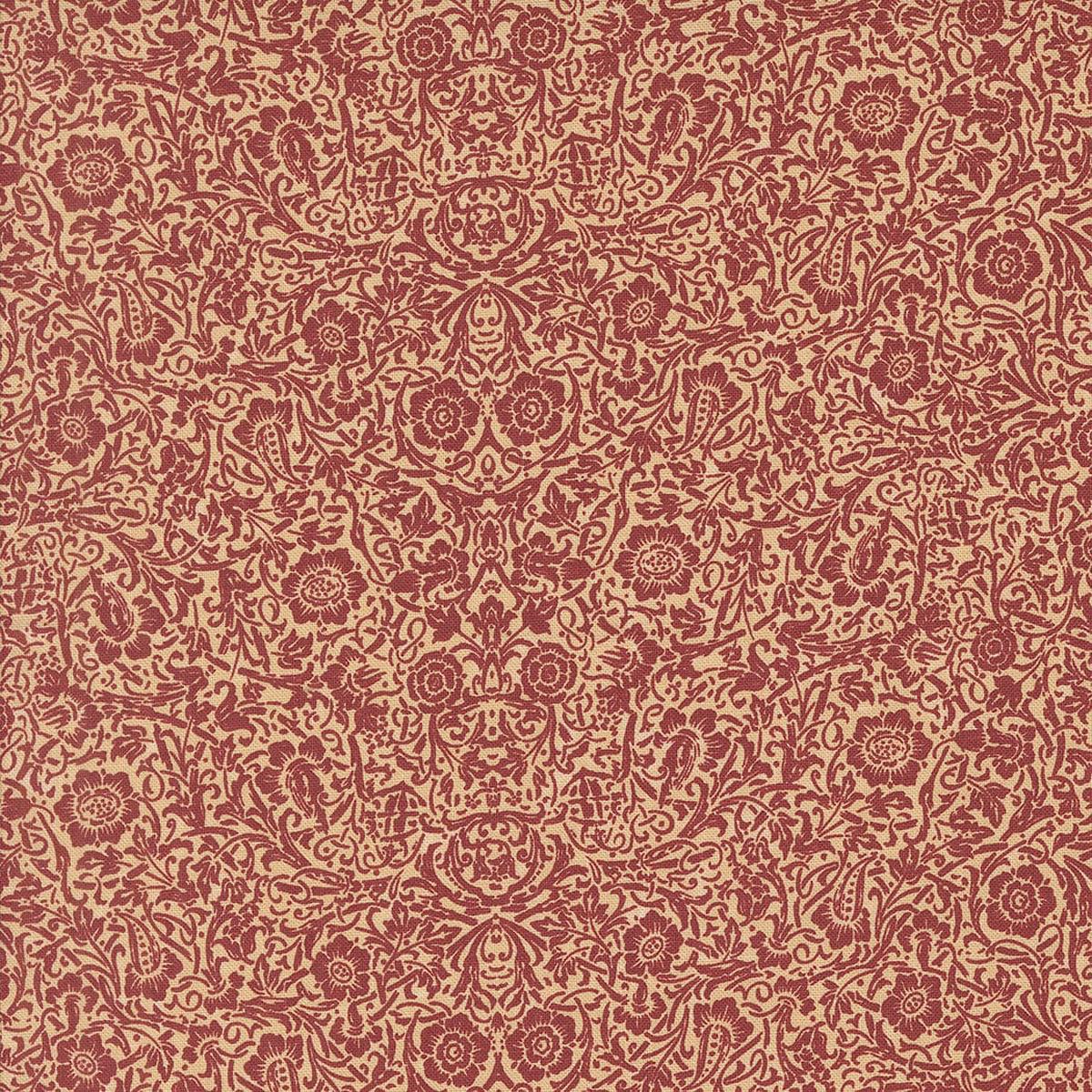 Moda A Vintage Christmas - Amaryllis Damask Red 9786 23