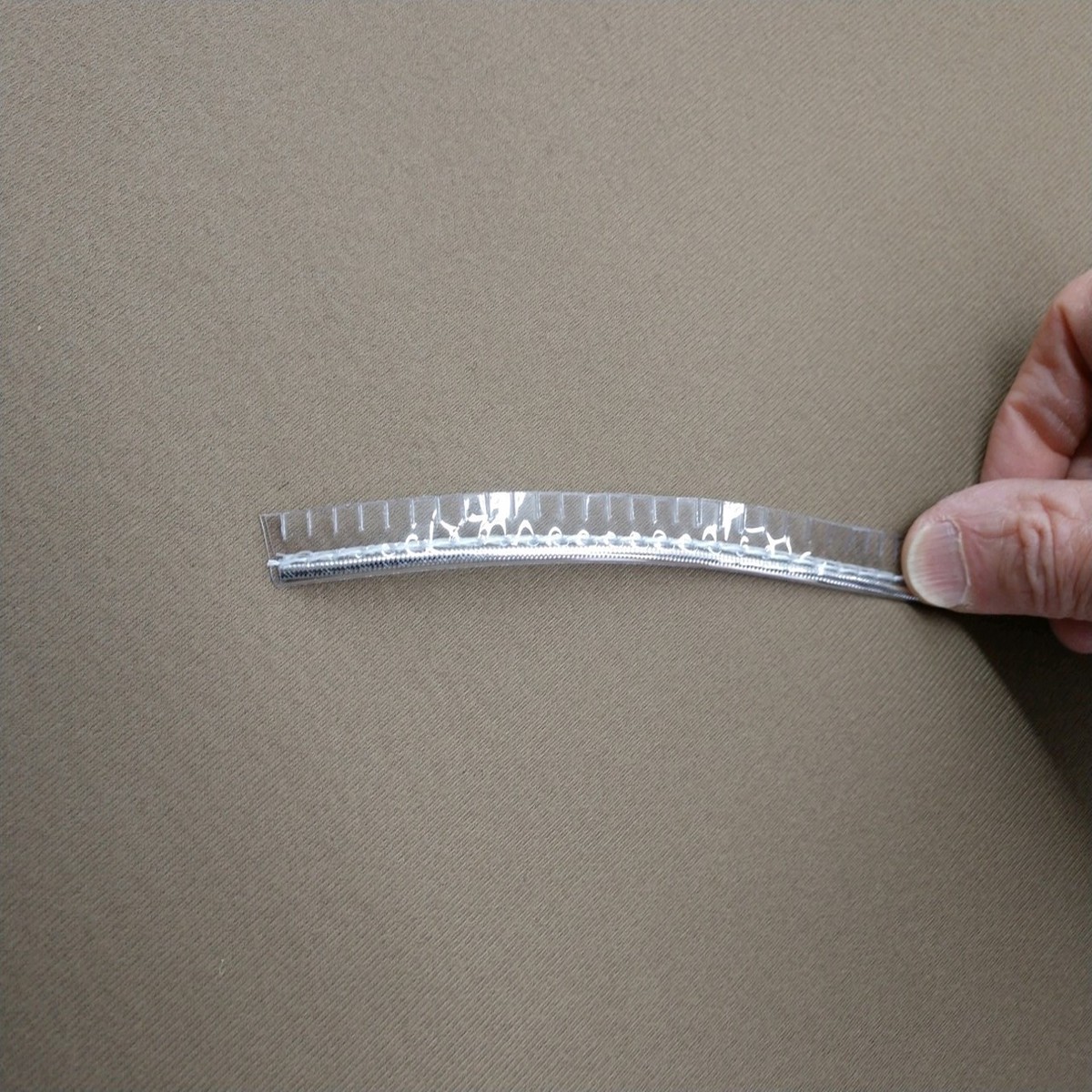 Silver-2 SEWED Tinsel Seat Welt - Sold by the CONTINUOUS YARD!