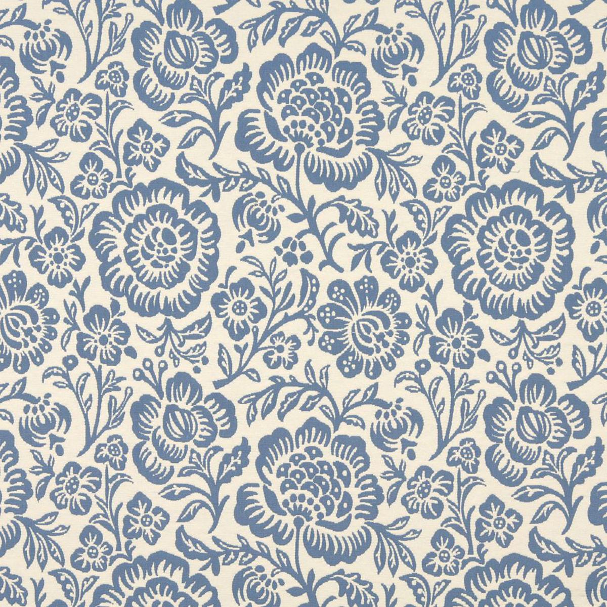 Charlotte - 6404 - Wedgewood Floral - Fabric by the Yard - Wedgewood Floral