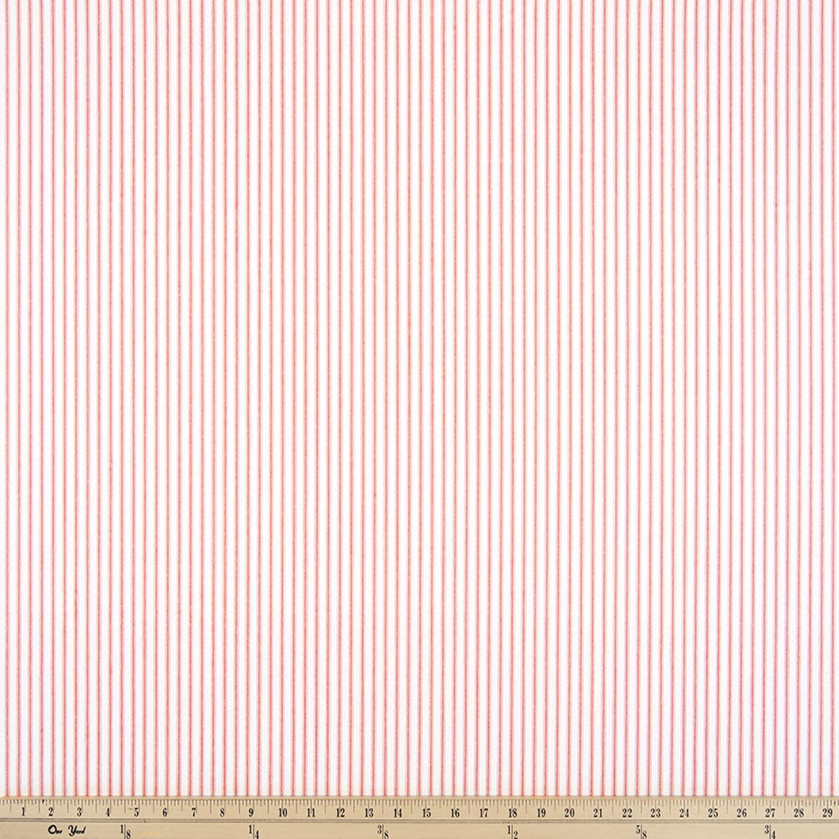 Classic Lipstick Twill - Ticking Stripe Fabric By Premier Prints