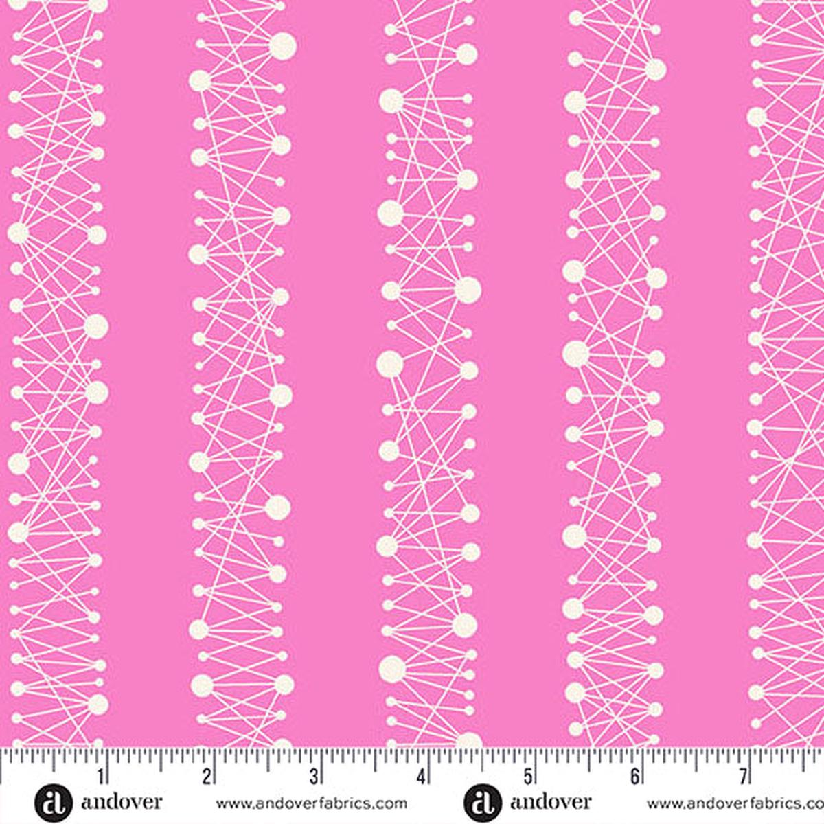 Giucy Giuce 40 Super String Theory Pink Panther Fabric 5" REMNANT