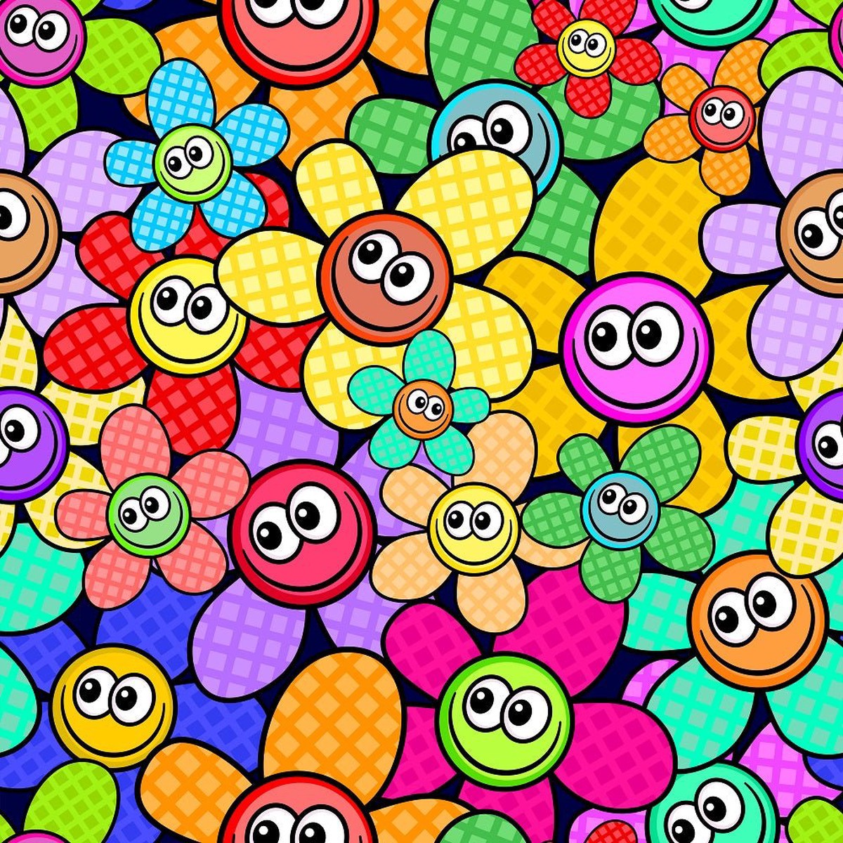 Happy Florals 7 Fabric