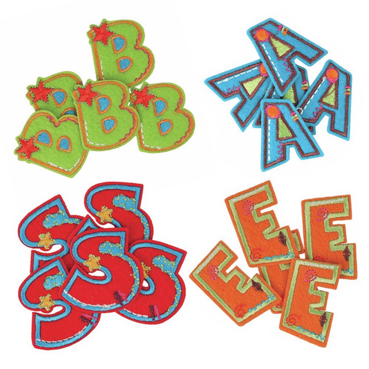 Iron On Patches - Letters