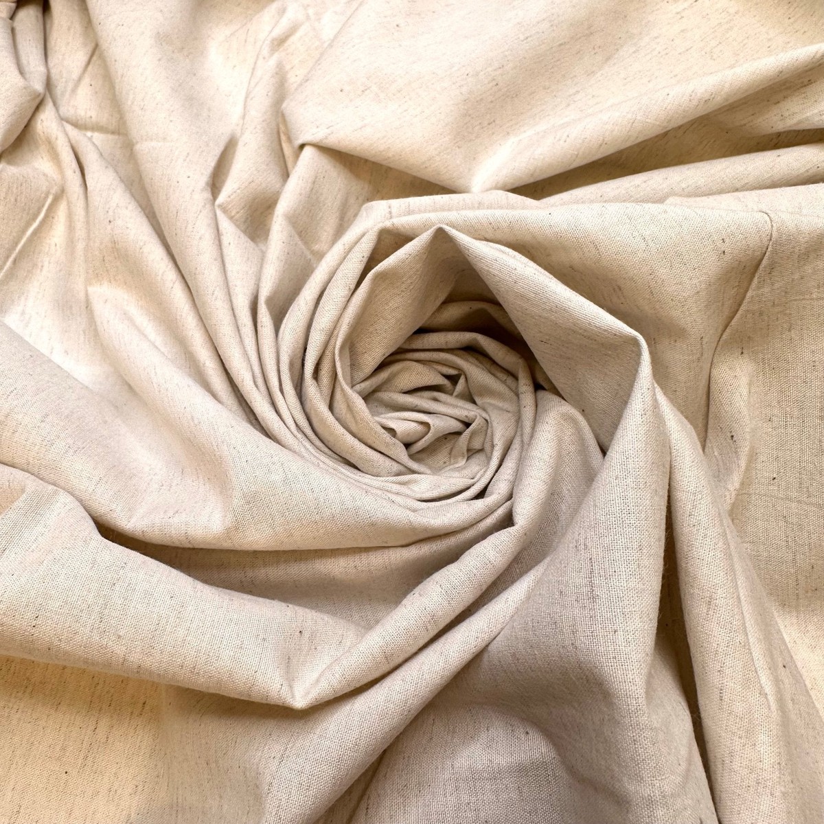 Morning Breath Exercise - Vintage Linen Blend Woven - Cream - 2.2M Bundle