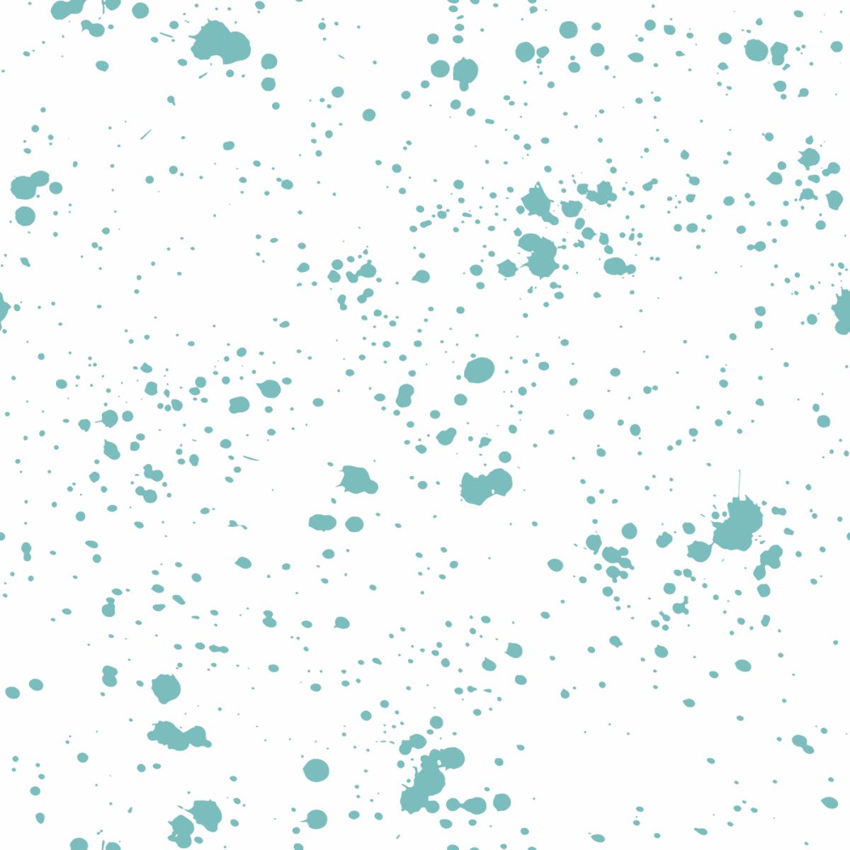 Paint Splatter Fabric - Cornflower